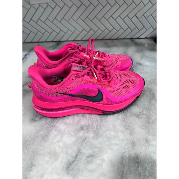 Nike Air Zoom Pegasus 39 Hyper Pink Black Running Shoes Men’s Size 10 HQ2592-600 - Picture 1 of 12